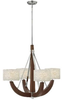 FR42344PCM Mid. Chandeliers-Drum Shades - 339390 - Capital Lighting, Inc.