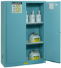 Justrite Sure-Grip EX 45 gal Blue Hazardous Material Storage Cabinet - 43 in Width - 65 in Height - 697841-11372 - 697841-11372 - R. S. Hughes Company, Inc.