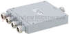4 Way Power Divider N Interface from 375 MHz to 6 GHz Rated at 30 Watts -- FMDV1050 - Image