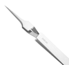 Excelta Four Star Utility Tweezers DN-5-SN - Stainless Steel Straight Tapered Ultra Fine Point Tip - 0.01 in Tip Width - 4 1/4 in Length - 0.01 in Thick - EXCELTA DN-5-SN - R. S. Hughes Company, Inc.