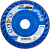 Norton BlueFire ZA Coarse Center Mount Plastic Flat Flap Disc - 66623399142 - Norton Abrasives