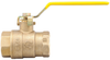 2-Piece, Full Port, Brass Ball Valve -- FBV-4, FBVS-4 - Image