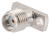 SMA Female (Jack) Connector Field Replaceable 2 Hole Flange (Panel Mount) 0.02 inch Pin, .355 inch Hole Spacing with Metal Contact Ring - FMCN1626 - Fairview Microwave Inc.