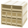 Interlocking Cabinet, 10Drawer, Ivory; No. Of Drawers Quantum Storage - 44AC6104 - Newark, An Avnet Company