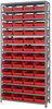 Open Shelving, 13Shelves, 48Bins, Red; Shelving Unit Type Quantum Storage - 44AC8824 - Newark, An Avnet Company
