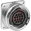 Connector; Receptacle; 14; Thermoplastic; 22; Zinc Alloy; Black; Metal; Nickel - 70083023 - Allied Electronics, Inc.