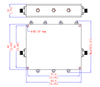 1250 MHz Cavity Bandpass Filter - AE1250B12012 - Anatech Electronics, Inc.