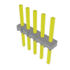 Headers, Male Pins - 612-MTLW-105-08-G-S-235-ND - DigiKey
