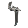 Quarter-Turn Cam Latch, Key Locking  L-handle, 23mm  Grip, Not Sealed, Zinc Alloy, Chrome Plated, Bright - E5-9-732-520 - Southco