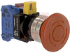 Switch,Pushbutton,E-STOP,METAL BEZEL,1NO/1NC,40MM HEAD,PUSHLOCK TURN RESET - 70172696 - Allied Electronics, Inc.