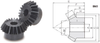 KHK SAM1.5-20060, Module 1.5, 20 Tooth, Angular Miter Gears -- sam1-5-20060 - Image