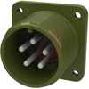 connector,box receptacle,class a,size 18,5 #12 solder pin contact,olive drab - 70010008 - Allied Electronics, Inc.