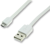 Cable, Usb 2.0 A-Micro B Plug, 1M, Wht; Connector To Connector Roline - 40Y9051 - Newark, An Avnet Company