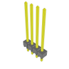 Headers, Male Pins - 612-HTSW-104-17-G-S-ND - DigiKey