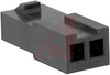 Soft Shell Housing; Nylon; Black; 0.118in.; Free Hanging; Plug; 2; UL 94V-0 - 70082739 - Allied Electronics, Inc.