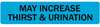 May Increase Thirst and Urination Veterinary Label - LV-VET-106 - LabelValue