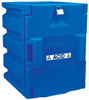 Justrite 4 L Blue Hazardous Material Storage Cabinet - 14 1/4 in Width - 19 1/2 in Height - Bench Top - 697841-04092 - 697841-04092 - R. S. Hughes Company, Inc.