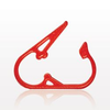 Pinch Clamp, Red - 13601 - Qosina Corp.