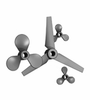 Pitched Blade Prop only - 1.5in with set screws -- LIM00A521 - Image