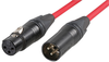 Audio / Video Cable Assembly, Xlr Plug, 3 Way, Xlr Socket, 3 Way, 9.8 Ft, 3 M, Red Rohs Compliant Neutrik - 46WX1464 - Newark, An Avnet Company