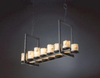 FAL-8764-12-MBLK Island/Pool Table-Pillar Candle - 750469 - Capital Lighting, Inc.