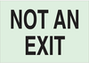 Glow-in-the-Dark Exit & Directional Sign - 85523 - Brady Corporation