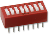 Switch, Spst, 8 Pos, Raised Rocker; No. Of Circuits Grayhill - 39K3473 - Newark, An Avnet Company