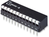 Switch, Dip, 12 Position, Spst, Piano; No. Of Circuits Alcoswitch Te Connectivity - 49H5325 - Newark, An Avnet Company