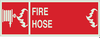 Glow-In-The-Dark Fire & Exit Sign - 90558 - Brady Corporation