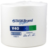 NuTrend TASKBrand V40 White DRC Cleaning Wipe - Roll - 12 in Overall Length - 13 in Width - NUTREND N-V040JPW - NUTREND N-V040JPW - R. S. Hughes Company, Inc.