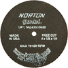 Norton Gemini A Type 01/41 Small Diameter Cut-Off Wheel - 66243510658 - Norton Abrasives
