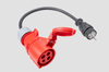 Three-phase socket adapter 16 A for PAT (4P) - WAADAPAT16C - Sonel Test