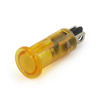 OptiFuse R9-100L-01-AMBER LED Snap-In Flush Panel Mount Indicator Light, 12VDC, Amber -- 47680 - Image