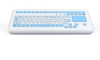 Rugged Keyboard with Antimicrobial Surface, InduMedical -- TKS-088c-TOUCH-AM-KGEH