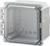 Polycarbonate  Electrical Enclosure 6X6X4 - H6064HCF - Integra Enclosures, Inc.