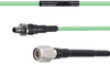 Temperature Conditioned Low Loss SMA Female Bulkhead to TNC Male Cable LL142 Coax in 100 cm - FMHR0146-100CM - Fairview Microwave Inc.