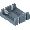 THM Dual Holder for CR123A Cell w/ coil spring - 1055 - Keystone Electronics Corp.