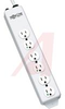Strip, Power Outlet; 6; 15 ft. (Input);6 NEMA 5-15RHG; 15 A; 120 V; Metal -- 70101794