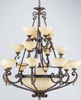 32765 Large Chandeliers-Glass Shade - 782776 - Capital Lighting, Inc.
