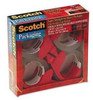 3M Scotch 3850-4RD Clear Box Sealing Kit - 1.88 in Width x 54.6 yd Length - 3.1 mil Thick - 86362 - 051131-86362 - R. S. Hughes Company, Inc.