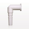 Elbow Connector, Female Luer Lock, Male Luer Slip, White - 11953 - Qosina Corp.