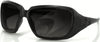 Bobster Scarlet Sunglasses with Black Frame and Smoke Lens, - ESCA101 - Safety Glasses USA