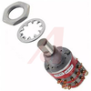 Switch, Rotary, 1/4 Inch Shaft, Adjustable Stop, 2 Deck, 1 Pole, Non-Shorting - 70216847 - Allied Electronics, Inc.