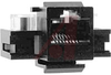 Jack; Copper Alloy; Panel Mount; 8; AMP-Barrel; Black; Thermoplastic; 26-22 AWG - 70085081 - Allied Electronics, Inc.
