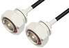 7/16 DIN Male to 7/16 DIN Male Cable 48 Inch Length Using RG223 Coax - PE3192-48 - Pasternack