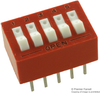 Switch, Dip, 5 Position, Spst, Raised Rocker; No. Of Circuits Grayhill - 33K2690 - Newark, An Avnet Company