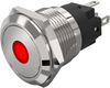 Panel Indicator, Red, 12V, Solder; Led Color Eao - 60AC7392 - Newark, An Avnet Company