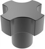 4 Prong Aluminum Hand Knobs - 21005 - Jergens, Inc.