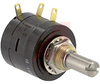 Pot;Hybrid;Rest 1 Kilohms;Panel;10 Turns;Pwr-Rtg 2W;Shaft Dia 0.25in - 70089257 - Allied Electronics, Inc.