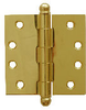 Builders Grade Hinge, Polished Brass, Ball Tip -- 805400